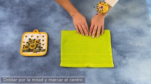 How to make a kitchen towel in 5 minutes / For Gift or Sell смотреть онлайн
