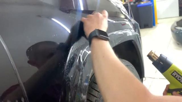 Комплексная оклейка Toyota Rav 4 2021г. в антигравийную пленку полиуретан смотреть онлайн