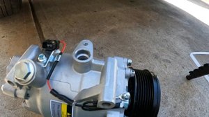 Honda CRV AC Compressor Replacement