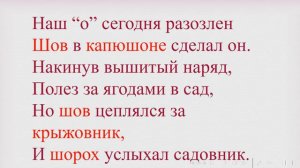 О- Ё в корне слова после шипящей.( 5-9 классы)