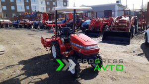 Японский мини-трактор YANMAR Ke-3D с фрезой реверс плавающий режим
