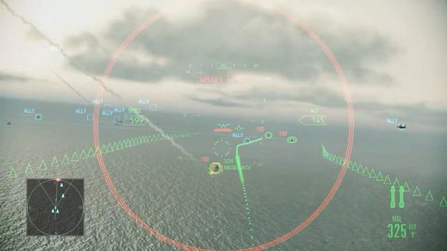 "Hostile Fleet" Air to Ship Mission ACE COMBAT ASSAULT HORIZON смотреть онлайн