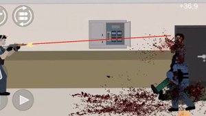 игра Flat Zombies