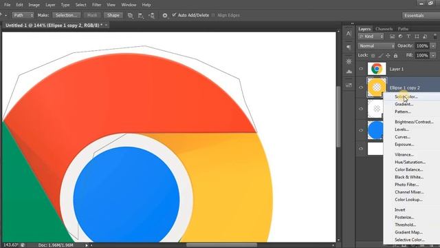 Logo Designing: Google Chrome Logo in PS смотреть онлайн