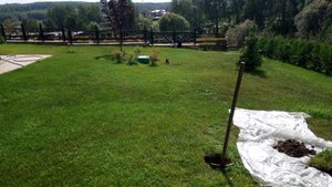 Поиск утечки воды в ПНД трубе системы полива