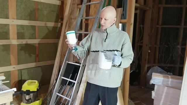 Покраска вагонки быстро и качественно при помощи компрессора используя краскопульт Stels AG 901.