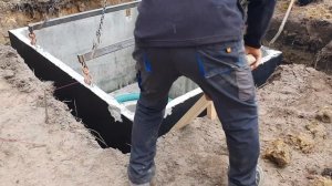 Монтаж бетонного септика, все что нужно знать