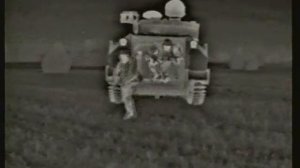 Soldiers Exit Vehicle - Thermal Image