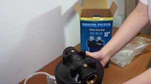 Магистральный фильтр BIG BLUE 10" NT1", с монометрами