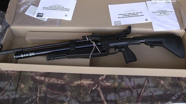 Пневм. РСР винтовка МР-555К - Внешний вид, заправка смотреть онлайн