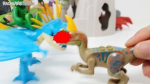 PJ Masks! Defeat the evil dinosaur trainer and save the dinosaurs! ❤️ Rachaman Toy