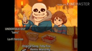 UNDERTALE Lo-Fi | Sans. Theme | Mariolmjj