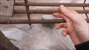 Мастерская + погреб + навес. Ч.22. Железобетонные балки навеса.