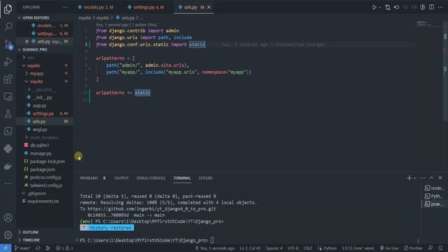 Добавление фото в Django Урок #15 Django 4 E-Commerce #python #django4 #djangoecomerce смотреть онлайн
