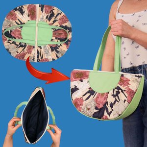 Вы будете удивлены, как легко вы сможете сшить эту сумку