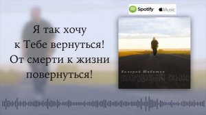 БЛУДНЫЙ СЫН фонограмма минус Валерий Шибитов _ LYRICS VIDEO _ Apple Music & Spotify