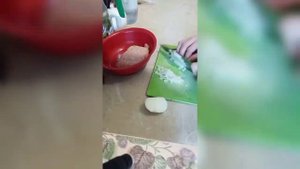 Кыстыбый с фаршем и сыром и Кыстыбый с картошкой