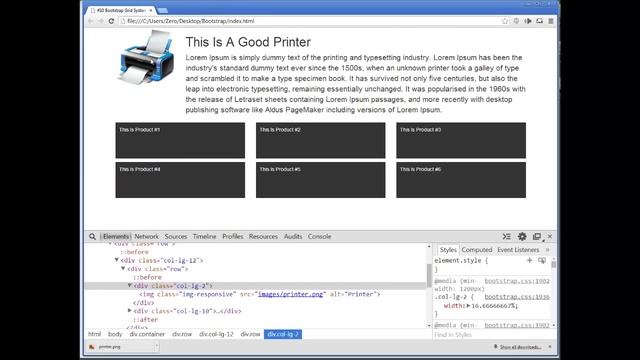 [ Twitter Bootstrap 3 In Arabic ] #10 - Grid System Column Nesting смотреть онлайн