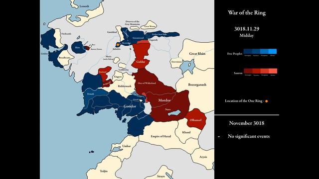 The War of the Ring: Every 13 Days