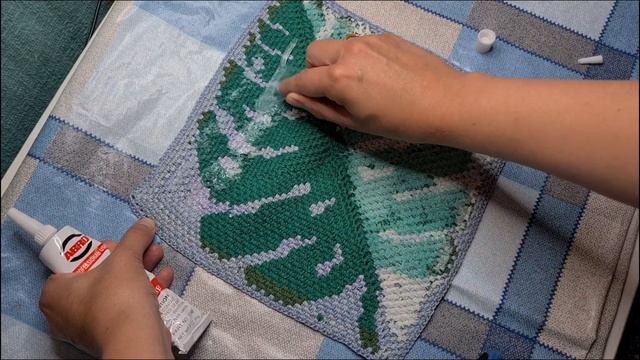 Латекс vs Герметик - антискользящее покрытие для вязанных ковров. смотреть онлайн