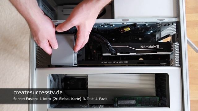 Mac Pro 4.1, 5.1 und 7.1 mit NVMe Raid Karte aufrüsten (Sonnet Fusion SSD M.2) смотреть онлайн