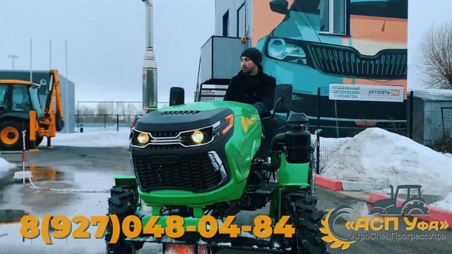 ОБЗОР НА РУСТРАК Р-30! Ременной трактор 4х4!