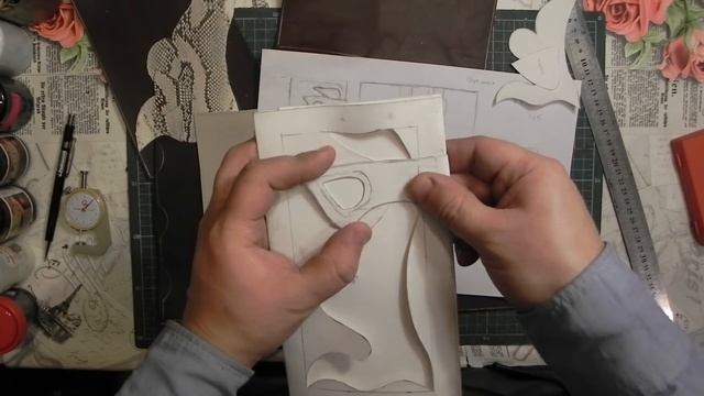 Мастер-класс №19. Портмоне с кожей питона (серия 1). Python leather purse