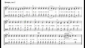 Тропарь воскресный глас 3