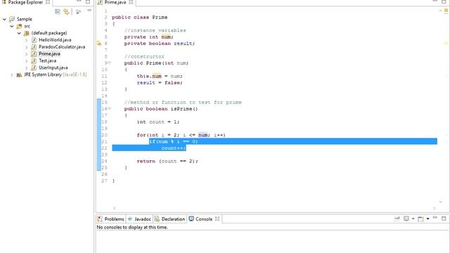 Java Tutorial #6: Prime Number Tester смотреть онлайн