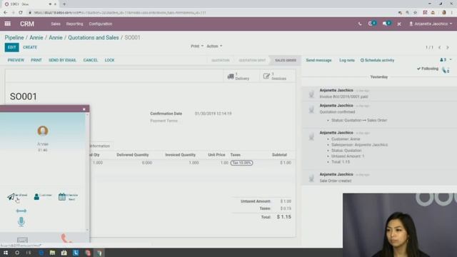 CRM OdooWebinar: Communicating With Your Leads via Odoo VoIP