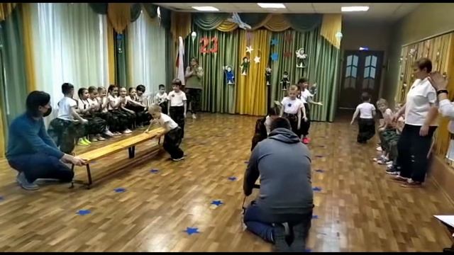 Дошкольное здание № 7 "Звездочка". Праздник 23 февраля смотреть онлайн