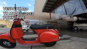 VESPA PX 150 / 200 | POLINI | SIP RACING PIPE | SOUNDFILE