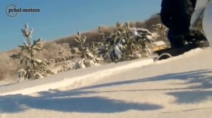 Мотобуксировщики Снежок и Лютый от pchel-motors.