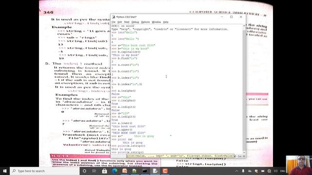 Python class X1 chapter 10 String Manipulation ( String Functions and Methods )