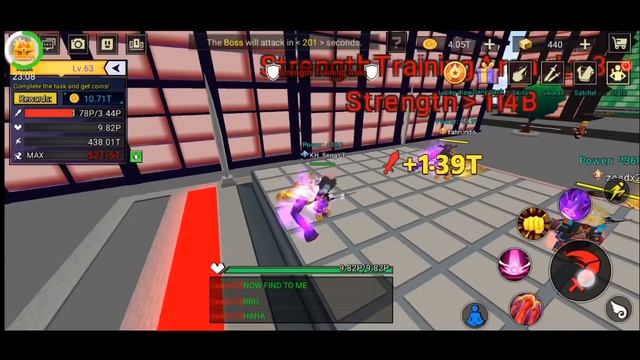 Power of 140P in anime fighting simulator - BlockmanGo смотреть онлайн