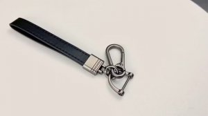 Брелок - Петличка для ключей с автомобильным логотипом, кожаный