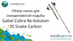 Gabel Cobra Revolution 3S Snake Carbon компактные премиум палки из Италии