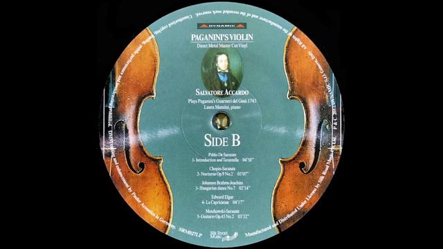 PAGANINIS VIOLIN  SALVATORE ACCARDO SIDE A-B