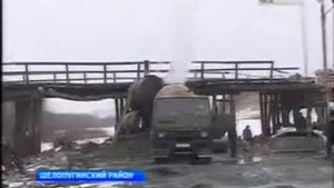 Строительство моста в Шелопугино