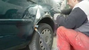 VW Sharan. Ремонт Заднего крыла.