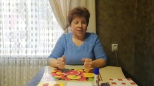 Аппликация "Красивая салфеточка" для детей младшей группы