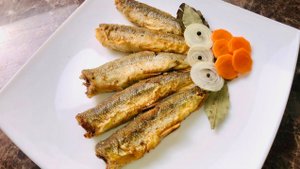 Маринуем жареную корюшку по бабушкиному рецепту! Просто и очень вкусно ?