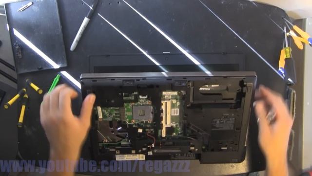HP PROBOOK 6560B take apart video, disassemble, how to open disassembly