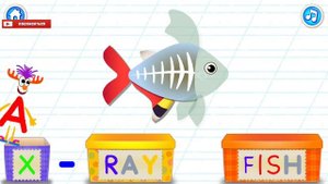АНГЛИЙСКИЙ АЛФАВИТ. БУКВА X. ENGLISH ALPHABET. БИНИ БАМБИНИ