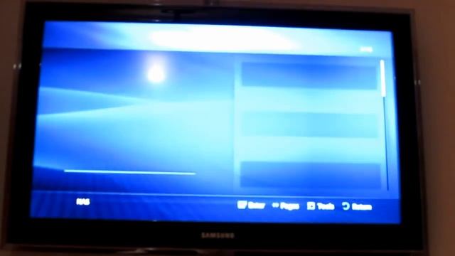 Samsung LE32D550 using DLNA смотреть онлайн