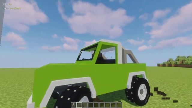 Обзор MrCrayfish's Vehicle mod / как заправить машину, как скрафтить машину и тд