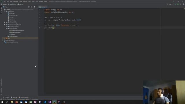 Python Data Science Tutorial #9 - Plotting Histograms with Matplotlib