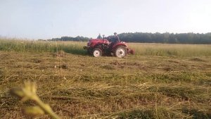 Синтай-244 (Xingtai-244) С РОТОРНОЙ КОСИЛКОЙ "WIRAX-125" ВЕЧЕРНИЙ СЕНОКОС