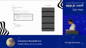 Animations Should Be Fun | Catalin Miron | App.js Conf 2022