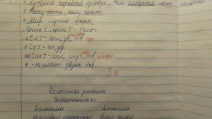 Проверяю рабочие тетради по русскому языку - 4 класс #12